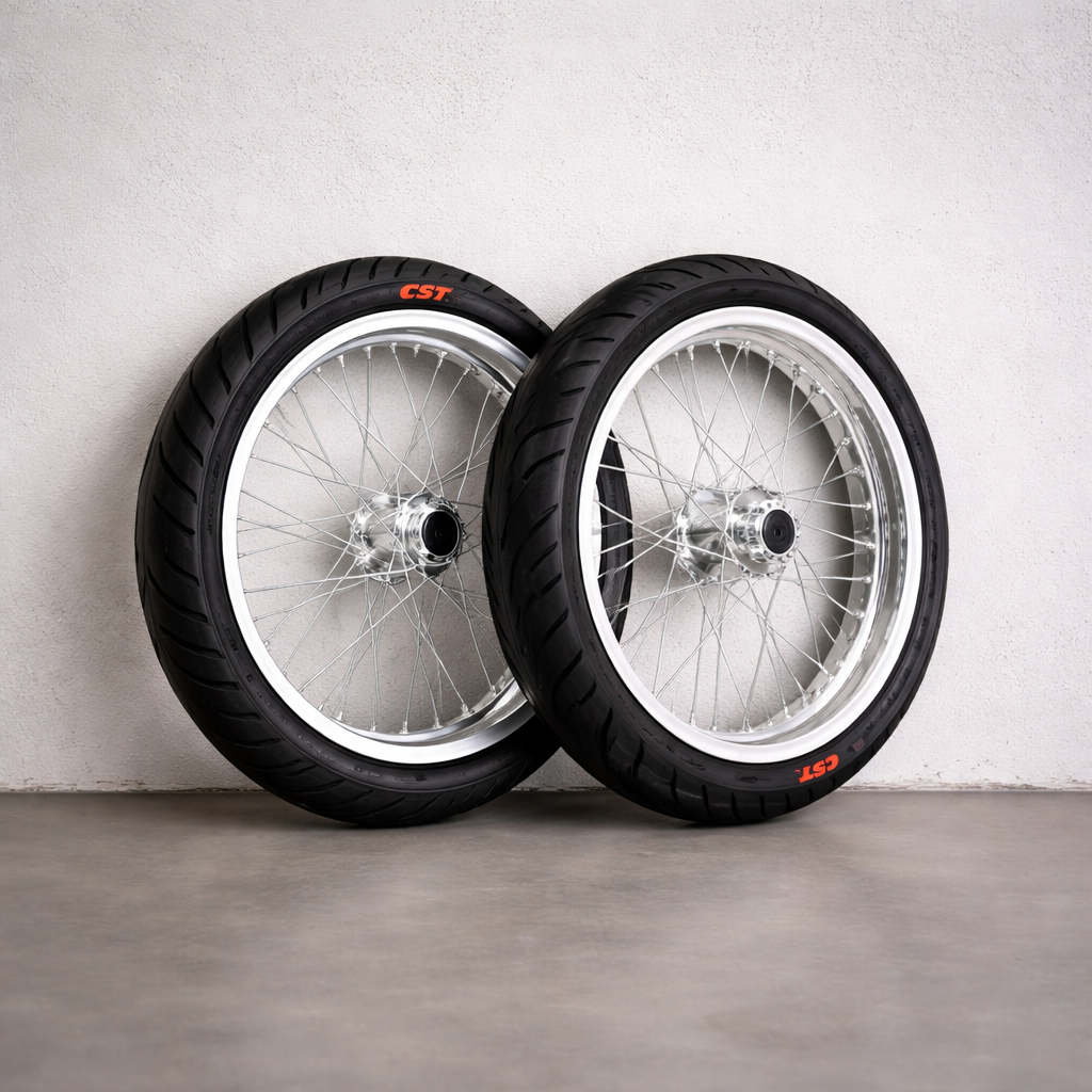 17" CST Chrome LBX/Eride Supermoto Kit