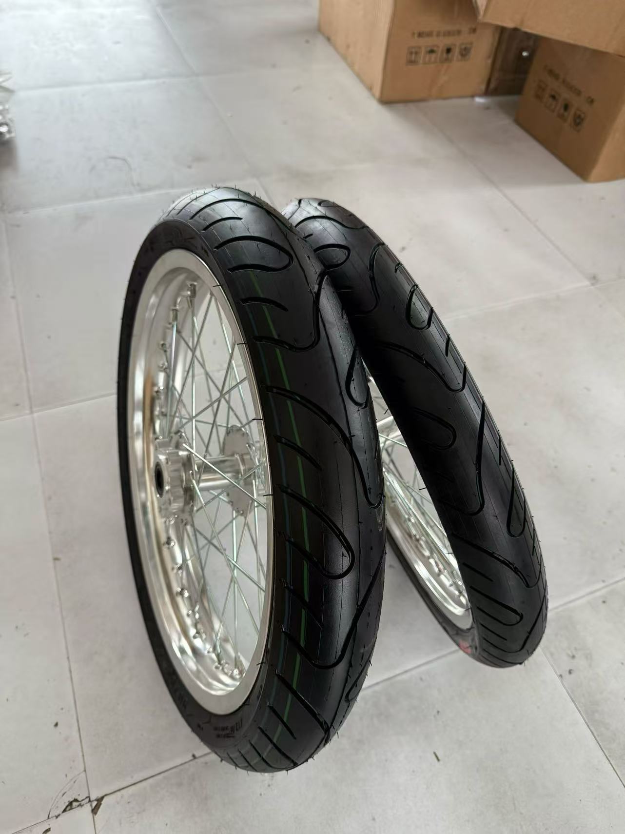 17" CST Chrome LBX/Eride Supermoto Kit